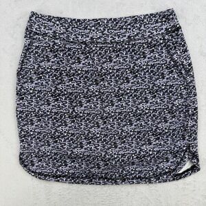 Christopher‎ & Banks Skort Skirt Womens Black Speckled Golf Athleisure Medium